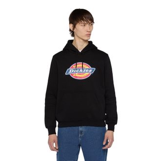 Dickies Icon Logo Unisex Adults Black Hooded Sweatshirt - Size X-Large