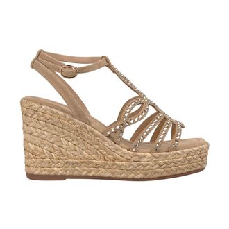 Alma En Pena Wedges, female, Beige, 3 UK, Wedge with details