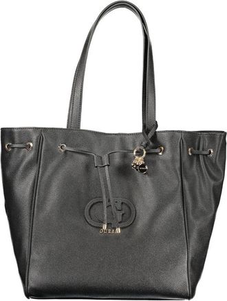 Guess Nero Poliuretano Women Womens Handbag