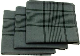 MFH Military Handkerchief, Size 50 x 50 cm, Pack of 3, grey, One size