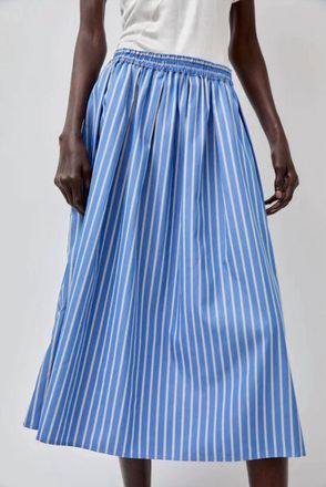No.6 Store Mel A-Line Skirt In Eton Stripe
