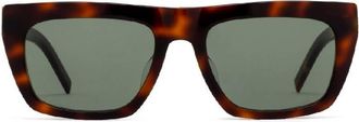 Saint Laurent Green Square Unisex Sunglasses SL M131/F 003 54