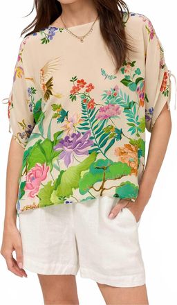Johnny Was Bluet Drawcord Sleeve Blouse In Thoria