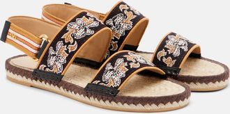 Valentino Garavani Bribri embroidered espadrille sandals