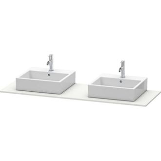 Duravit Consola Duravit Xsquare Con 2 Recortes 16x1600x550mm Blanco N&oacute;rdico