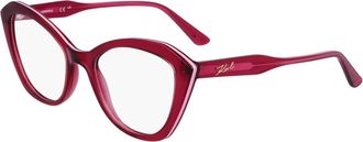 Karl Lagerfeld Brilmontuur Kl 6137 - unisex - Brillen - Roze - 52 MM - Accessoires
