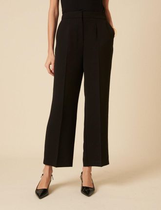 Nobody's Child Black Etta Straight Leg Trousers