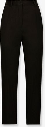 Dolce & Gabbana Pantaloni Smoking in lana vergine e seta - DOLCE & GABBANA - gender_Woman
