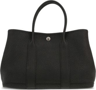 Herm&egrave;s 2019 Garden Party PM leren shopper - Zwart