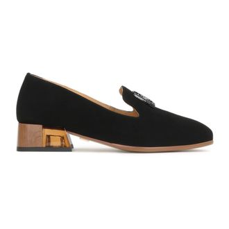 Kazar Dames zwarte casual schoenen - Dames - Loafers - Zwart - 36 EU - Leer - Schoenen