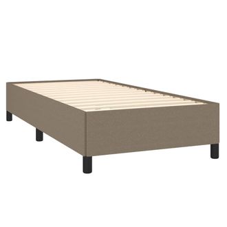 vidaXL Estructura De Cama Sin Colch&oacute;n Tela Gris Taupe 80x200 Cm Vidaxl