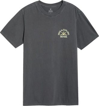 Roark Seek & Explore Cotton Graphic T-Shirt in Charcoal at Nordstrom, Size Xx-Large