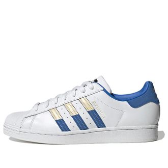 adidas Superstar Shoes White Royal Sand HQ2167
