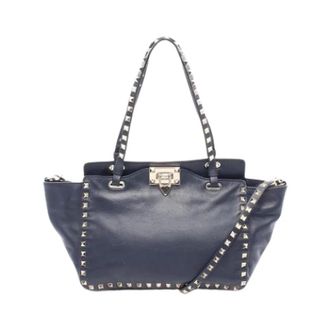 Valentino Pre-owned Handbags, female, Blue, Size: ONE SIZE Pre-owned Tote bag