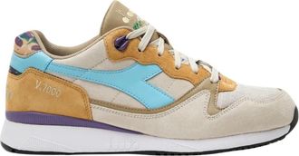 Diadora Camo Gray Retro Running Sneakers - Dames - Sneakers - Veelkleurig - 41 EU - Nylon - Schoenen