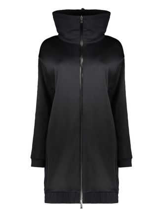 Herno Jas met hoge kraag en rits - Zwart