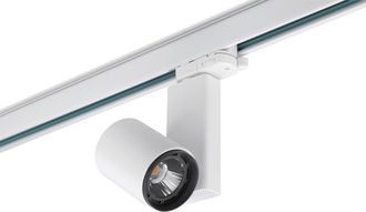 Leds - C4 Ledsc4 Mach3 - Foco De Carril Led 12.5w Y 935lm Con Luz C&aacute;lida 3000k. Di&aacute;metro 6.3cm. Estructura De Aluminio. Color Blanco