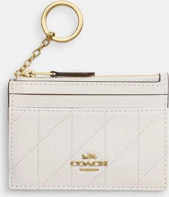 Coach Mini Skinny Id Case With Quilting