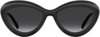 Moschino 55mm Cat Eye Sunglasses in Black at Nordstrom Rack