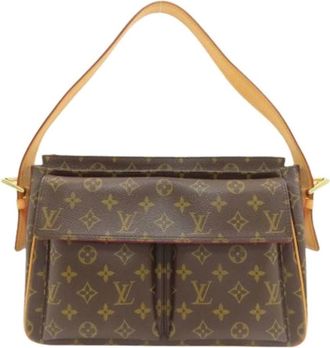 Louis Vuitton Pre-owned Shoulder Bags, female, Brown, Size: ONE SIZE Pre-owned Monogram Canvas Shoulder Bag