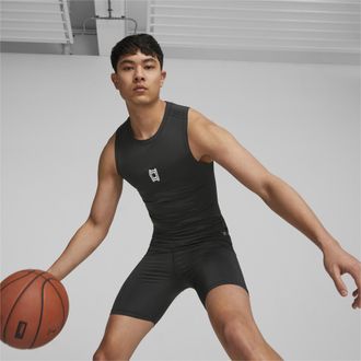 Puma Top da basket senza maniche Hoops Team da uomo, Abbigliamento, Nero, XXL
