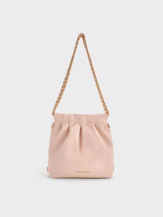 Charles & Keith Duo Chain-Handle Two-Way Backpack