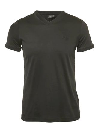 Emporio Armani jersey V-neck T-shirt - Black