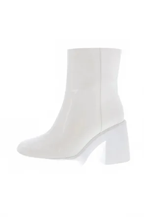 Top Moda Womens Marino Platform Boot In White