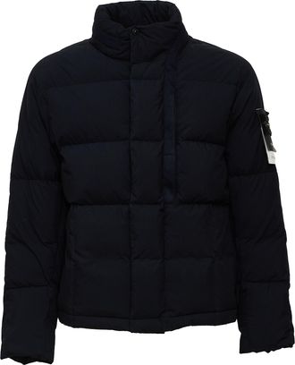 Stone Island RDS Quilted Badge Zip Down Jacket