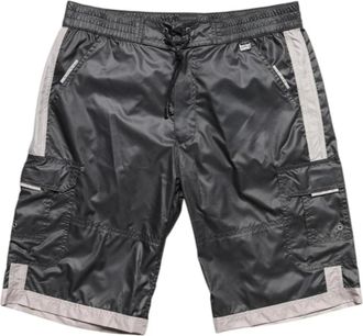 Dolce & Gabbana Zwemshorts Cargo Zakken Sneldrogend - Dames - Strandmode - Grijs - XL - Polyester - Badmode
