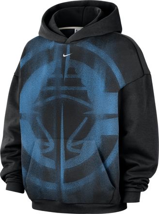 Nike LA Clippers Standard Issue Nike Mens NBA Fleece Basketball Hoodie in Black | IQ2512-010