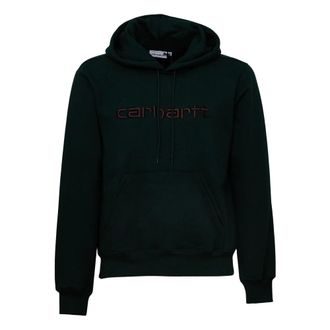 Carhartt Work in Progress Hoodies & sweatvesten, Heren, Groen, XS, Katoen, Hooded Sweatshirt