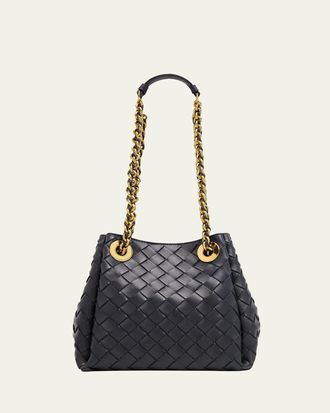 Bottega Veneta Small Parachute Leather Shoulder Bag