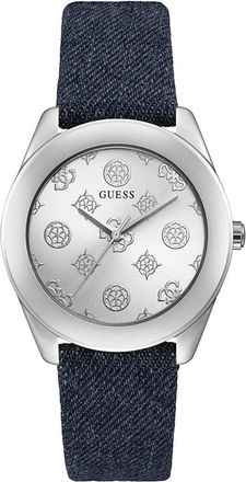 Guess Blue Peony Horloge - Dames - Horloges - Grijs - ONE Size - Accessoires