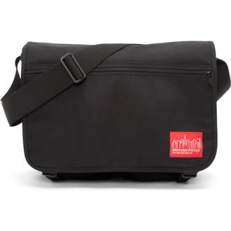 Manhattan Portage Europa Messenger Bag in Black at Nordstrom, Size Large