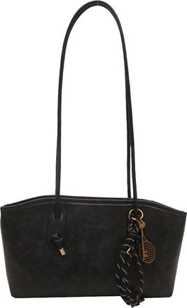 Generic PU Leather Shoulder Bag Retro Lady Handbag Large Purse for Women Travel (Black)