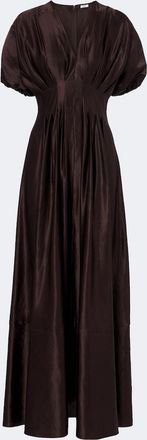 Joseph Nova pleated linen and silk maxi dress