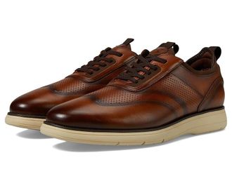 Stacy Adams Edgewood Wing Tip Elastic Lace Mens Lace-up Boots Cognac : 10.5 W, Leather