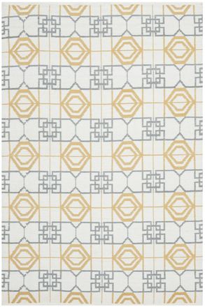 Safavieh Alfombra pl&aacute;stico reciclado neutrale/grigio 122 x 183 cm