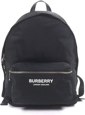 Burberry Black Nylon Leather Backpack (Pre-Owned)