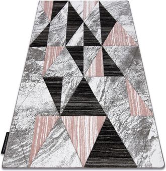 RugsX Rugsx - Alfombra Alter Nano Tri&aacute;ngulos Rosado Pink 180x270 Cm