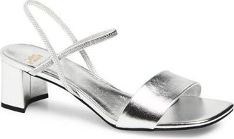 Jeffrey Campbell Adapt Slingback Sandal in Silver at Nordstrom, Size 5.5