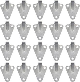 OEM 20 Ganchos De Tres Orificios Para Lonas Y Remolques, Ganchos De Sujeci&oacute;n De Hierro Fundido Galvanizado Para Remolques De Turismos