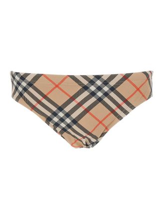 Burberry Beige Check Swim Briefs