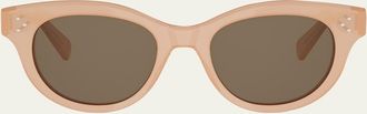 Celine 3 Dots 51mm Round Sunglasses