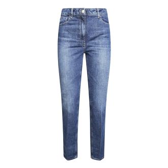 Elisabetta Franchi Jeans, Dames, Blauw, W27, Slim-fit Jeans