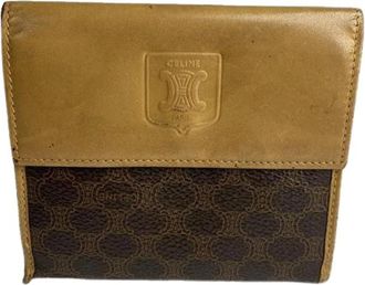 Celine Pre-owned Vintage Portemonnee - Dames - Vintage Accessoires - Bruin - ONE Size - Leer - Vintage