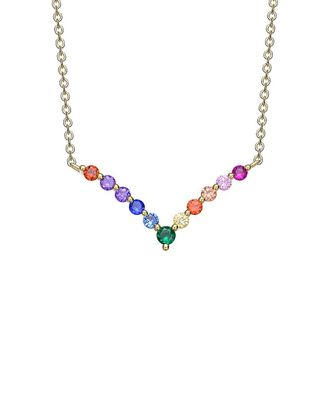 Genevive 14K Over Silver Necklace