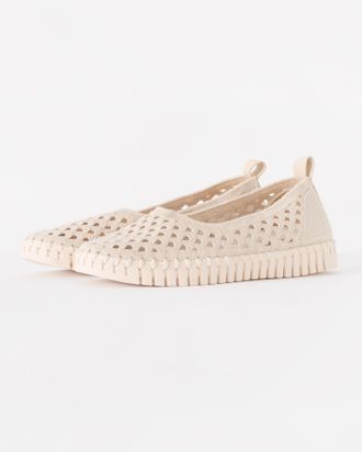Ilse Jacobsen Womens Tulip Ballerina Shoe in Beige - Size UK 5
