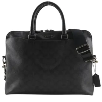 Coach Pre-owned Handbags, male, Black, Size: ONE SIZE Pre-owned Briefcase